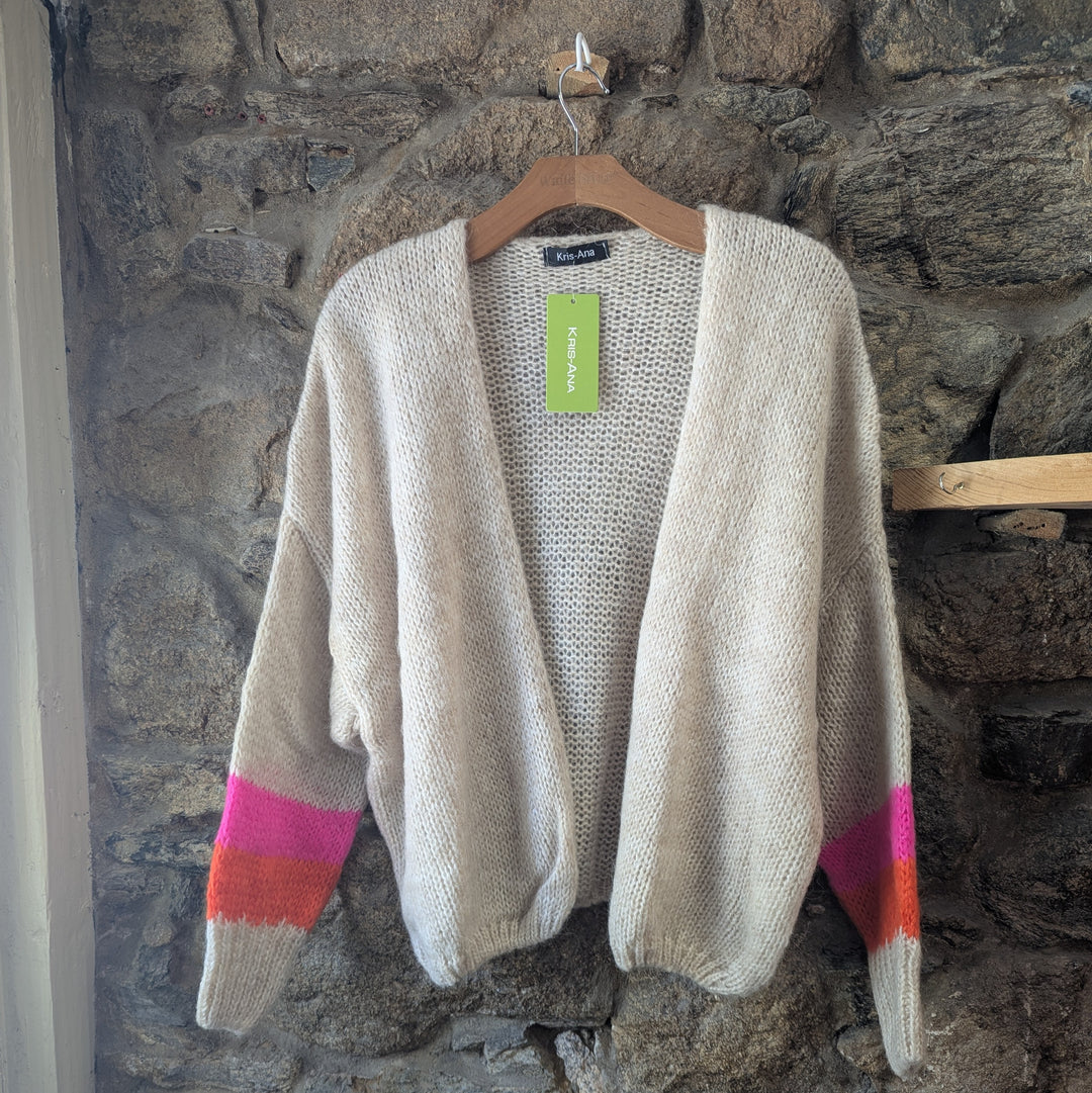 Wide Stripe Cardigan