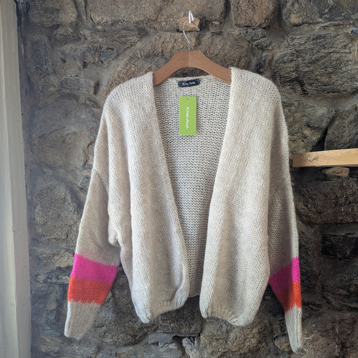 Wide Stripe Cardigan