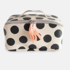 Mono Dot  Diagonal Washbag