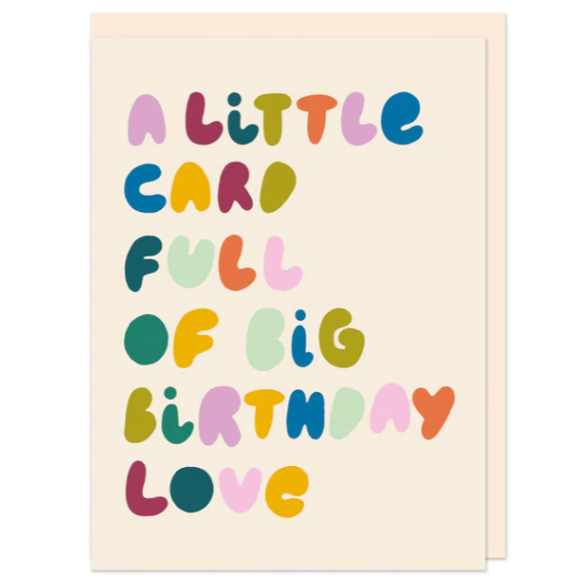 Little Card Full of Birthday Love