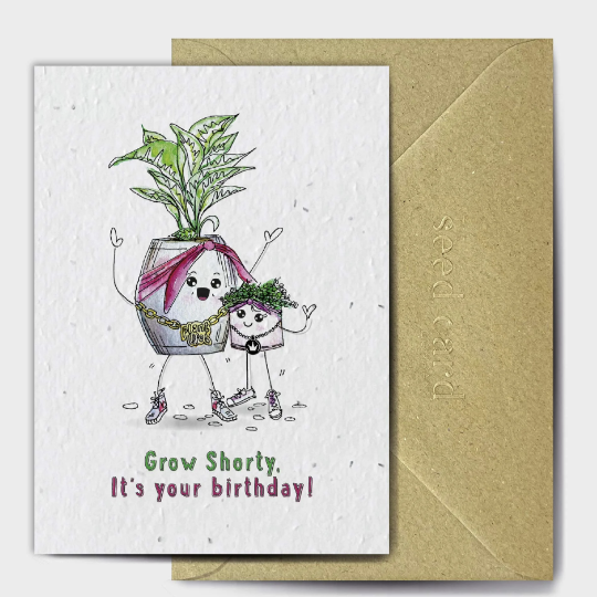 Get Rich or Die Planting Card