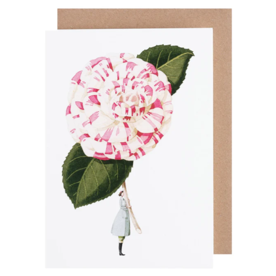 Camellia Greetings Card