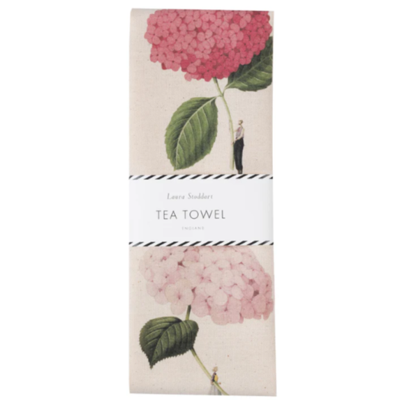 Multi Hydrangeas Tea Towel