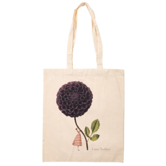 Purple Dahlia In Bloom Bag