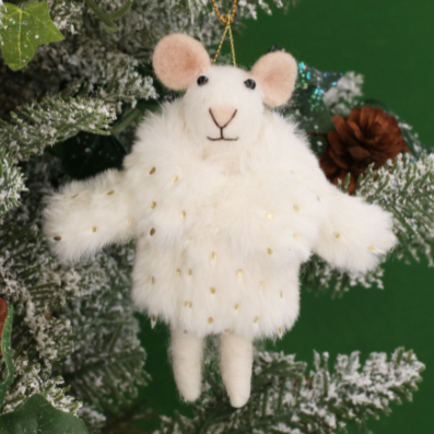 Mouse with a White Coat