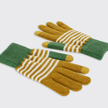 Men's Striped Gloves