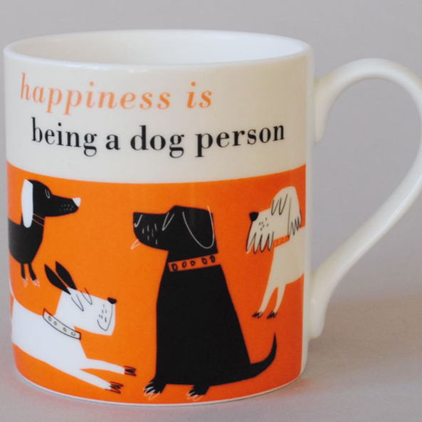 Happiness Dog Person Mug
