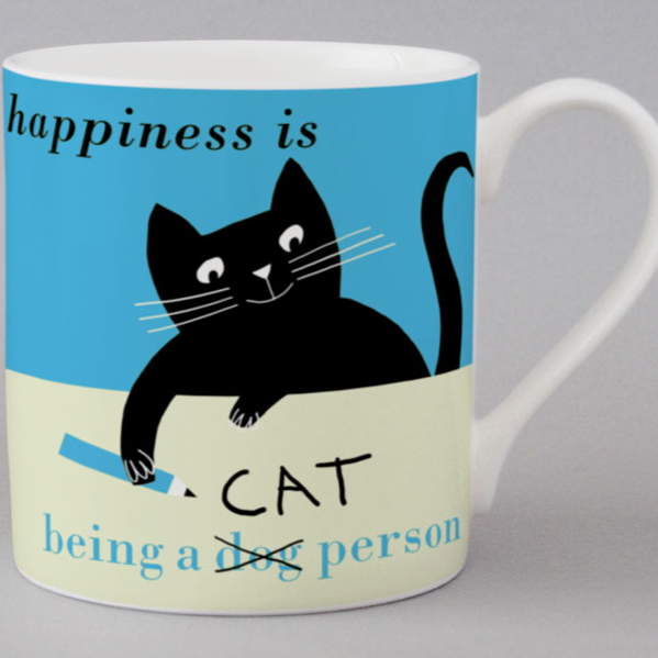 Happiness Cat Pencil Mug