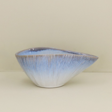 Blue Ombre Shell Bowl