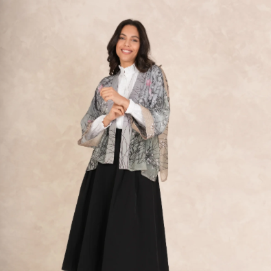 Dunes Grey Kimono