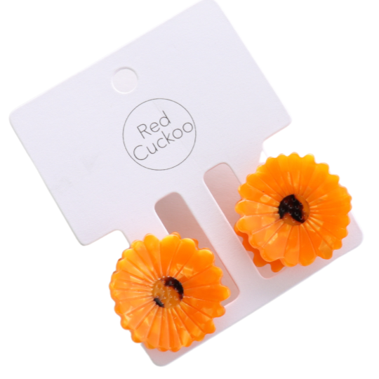 Sunflower Mini Claw Clips