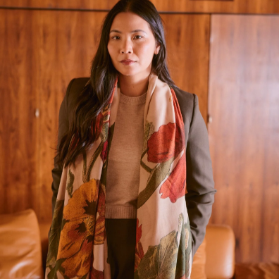 Nasturtium Fawn Scarf