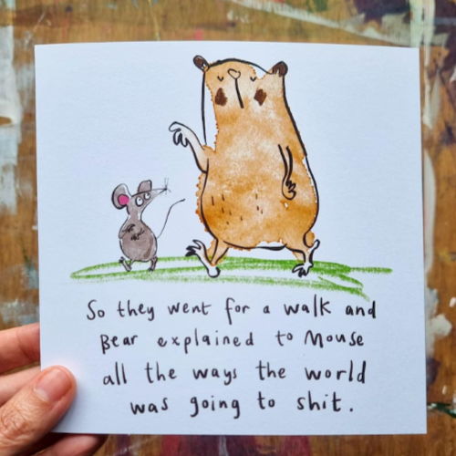 Bear & Mouse Card