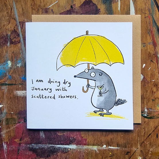 Dry January Card