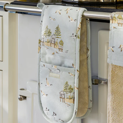 Sea Birds Oven Gloves