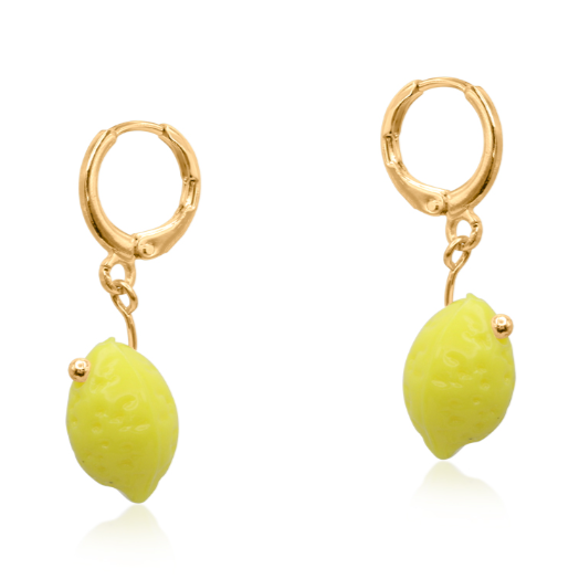 Lemon Cornucopia Petite Hoop