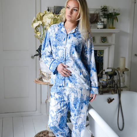 Blue & White Safari Pyjamas