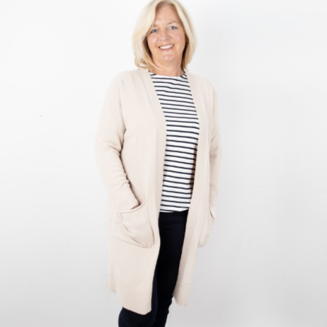 Purdy Ivory Long Cardigan