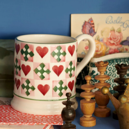 Pink Quilts 1/2 Pint Mug