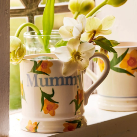 Windblown Daffodil Mummy 1/2 Pint Mug