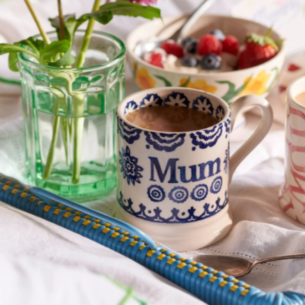 Blue Hen & Border Mum 1/2 Pint Mug