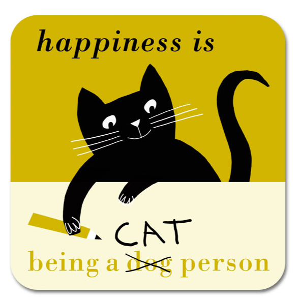 Happiness Cat Pencil Coaster