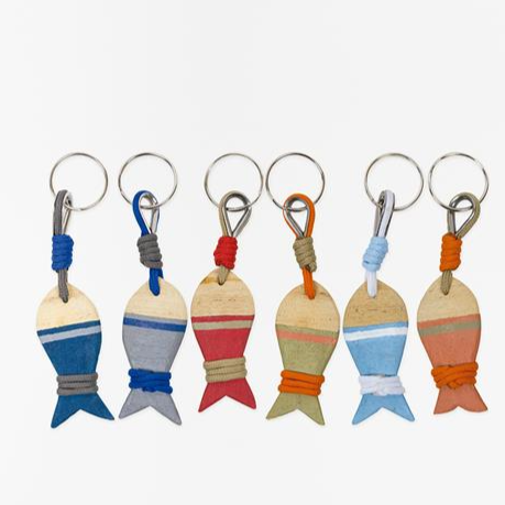 Wooden Fish Keyrings