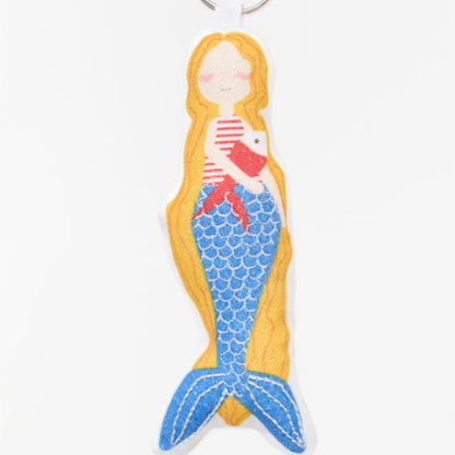 Cotton Mermaid Keyring