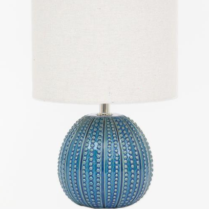 Blue Sea Urchin Lamp