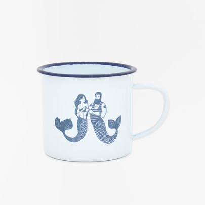Mermaid Enamel Mug