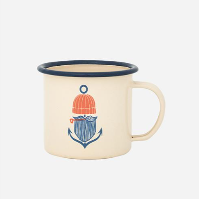 Fisherman Enamel Mug