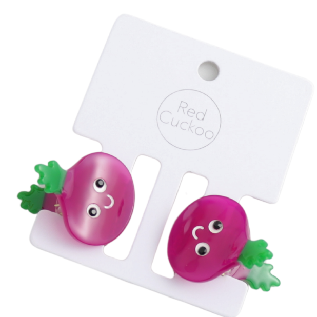 Red Onion Mini Claw Clips