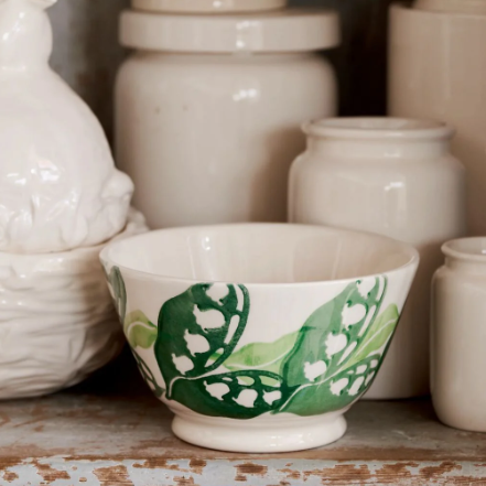 Lily of the Valley Small Old Bowl