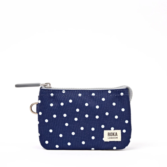 Navy Polka Dot Small Carnaby
