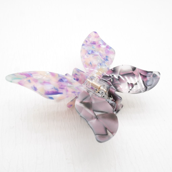 Lilac Butterfly Claw Clip