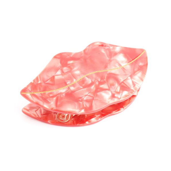 Red Lip Claw Clip