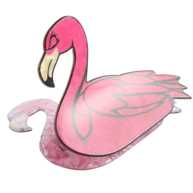 Flamingo Claw Clip