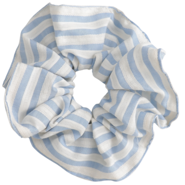 Wide Stripe Scrunchies