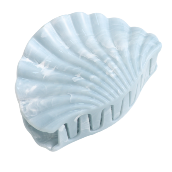 Blue Shell Claw Clip