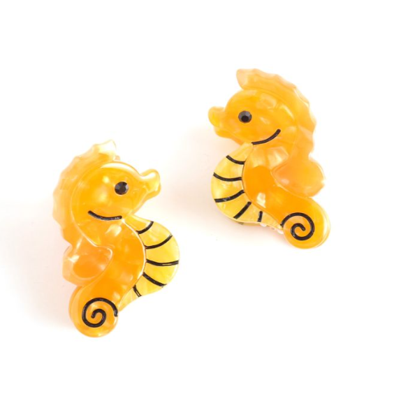 Seahorse Mini Claw Clips