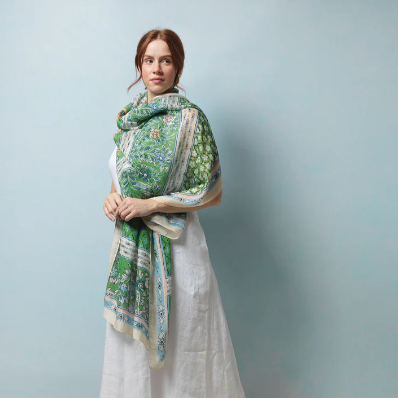Folk Flowers Scarf