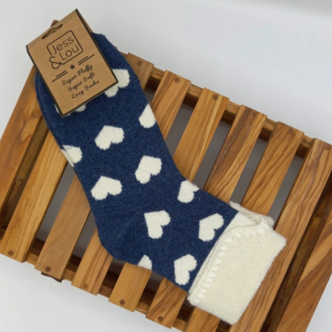 Love Heart Cuff Socks