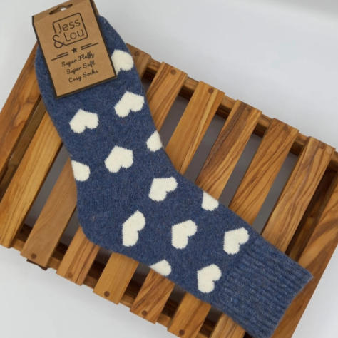 Happy Hearts Ribbed Socks
