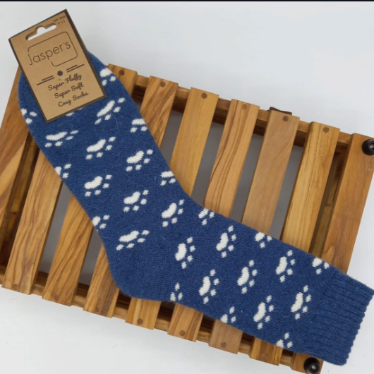 Paw Print Cosy Socks