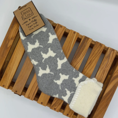 Delightful Dogs Cuff Socks