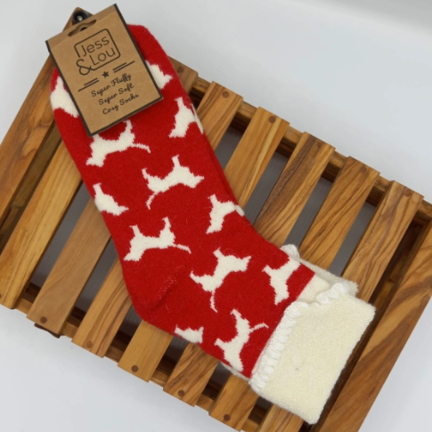 Delightful Dogs Cuff Socks