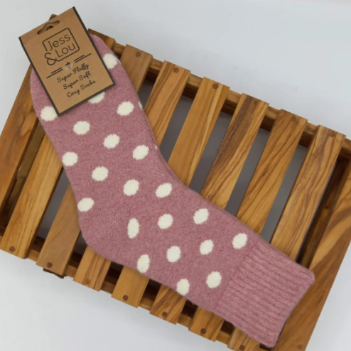 Splendid Spot Ribbed Socks