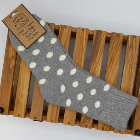 Splendid Spot Ribbed Socks