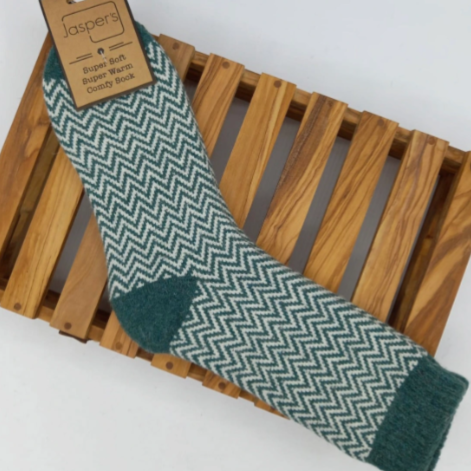 Handsome Herringbone Socks