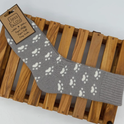 Pouncing Paw Ribbed Socks